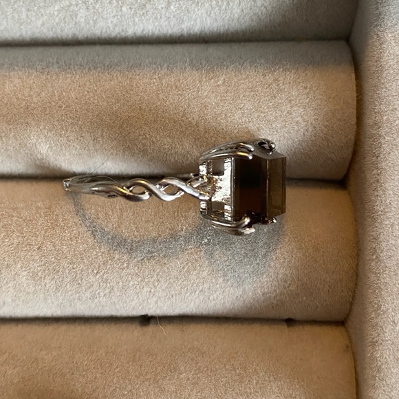 Smokey Quartz Ring (Resizeable) - Picture 2 of 2